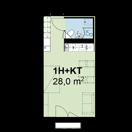 Apartment Convenient For 2
